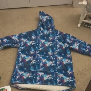 Kids Cosmic Blue Hoodie